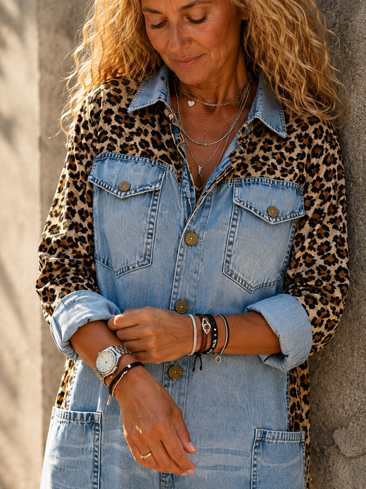 Amanda - Combinaison Effet Denim