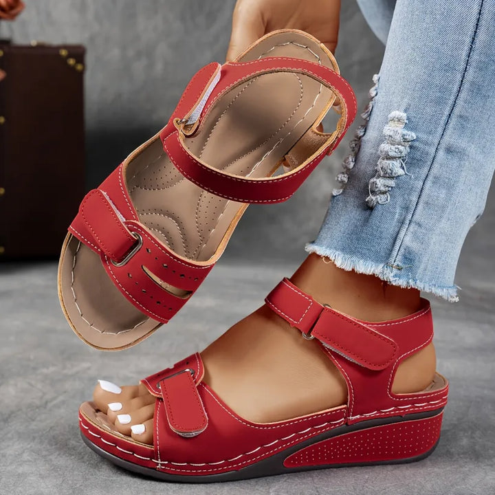 Sandales à talon compensé pour femmes