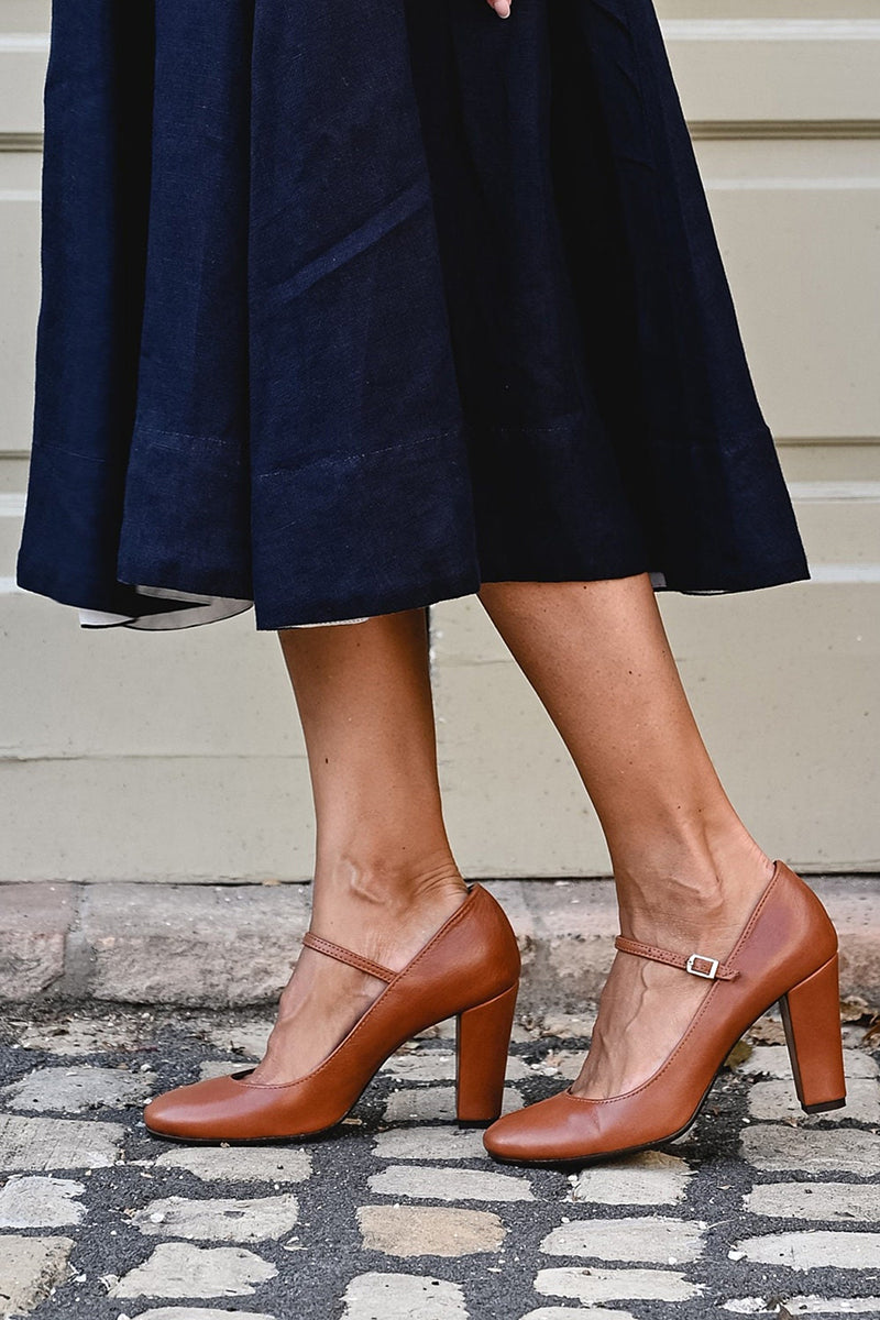 Elizabeth | Sandales à talons bas confortables pour un usage quotidien