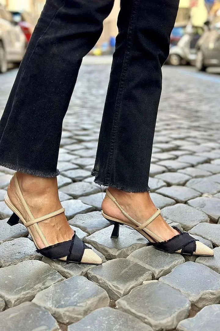 Donna | Talons Ballerines Ouverts