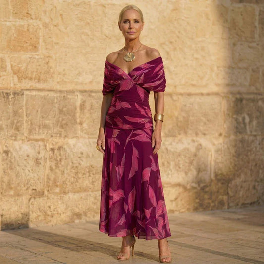 Celeste | Robe Élégante en Feuille