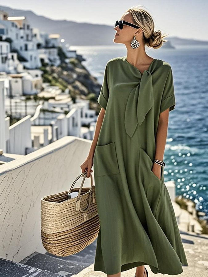 Mireille™ — Robe d'été en coton léger et fluide