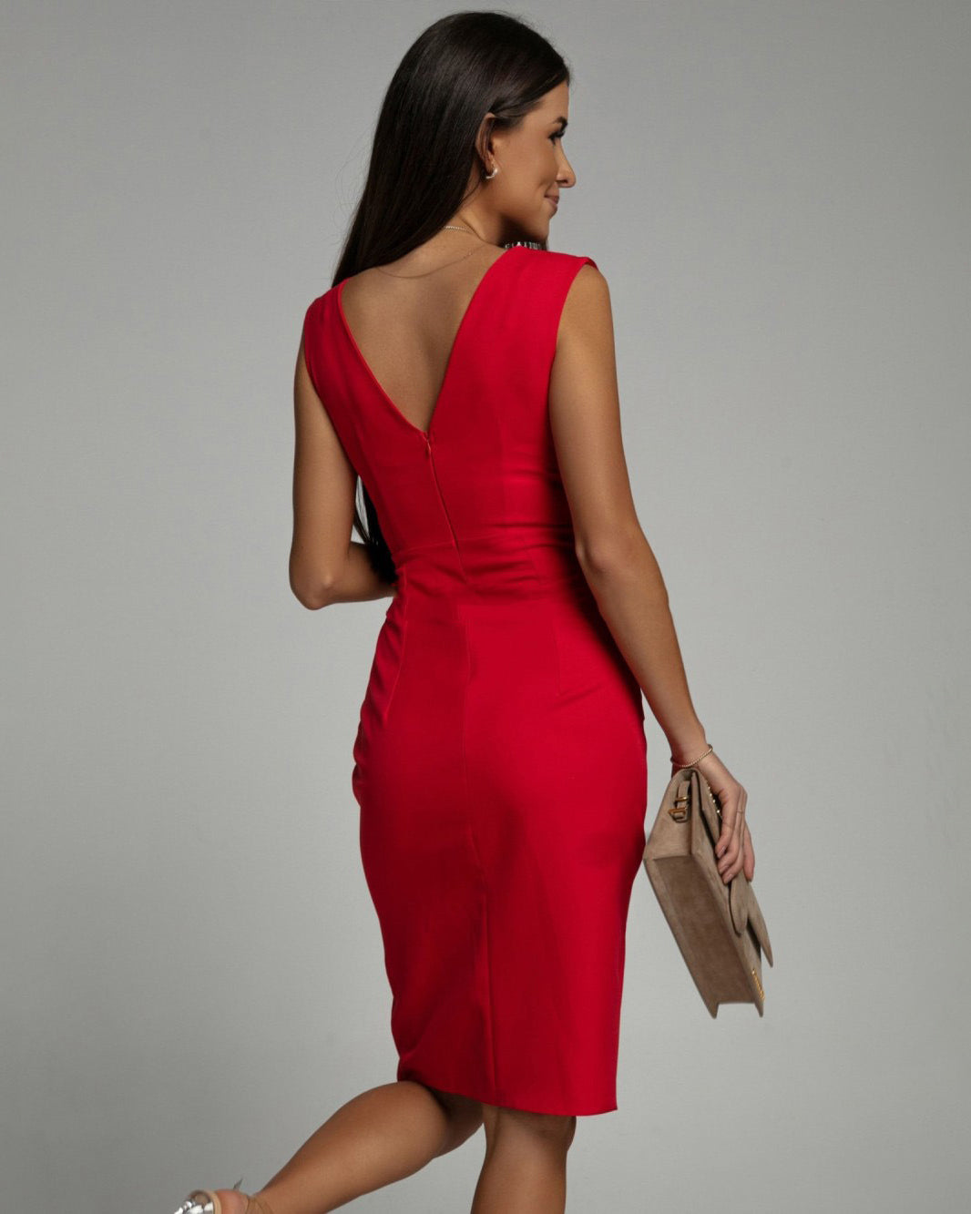 Adrienne™ — Robe Drapée Élégante à Silhouette Sculptante