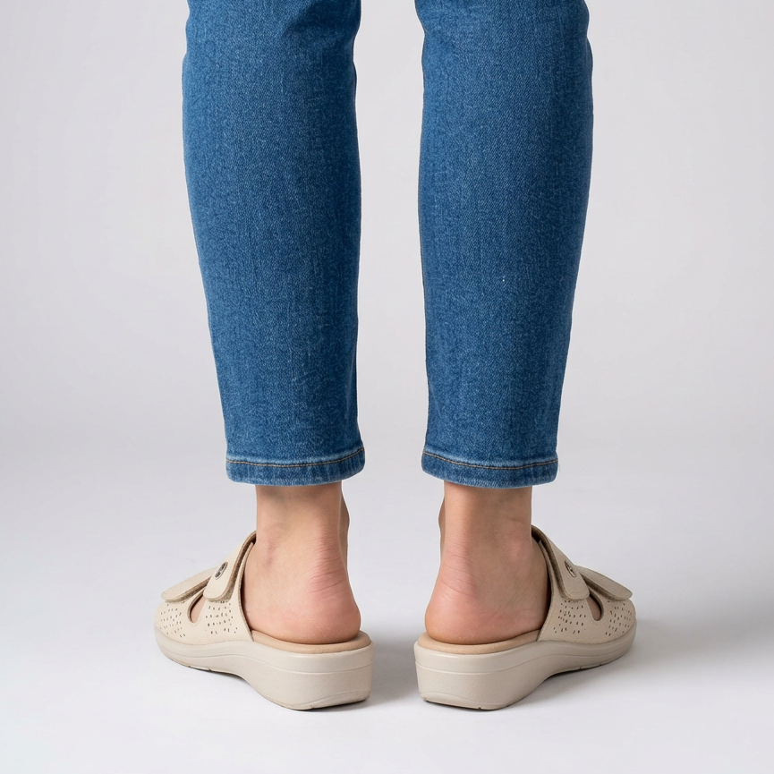 Licia - Ciabatta confortable femme
