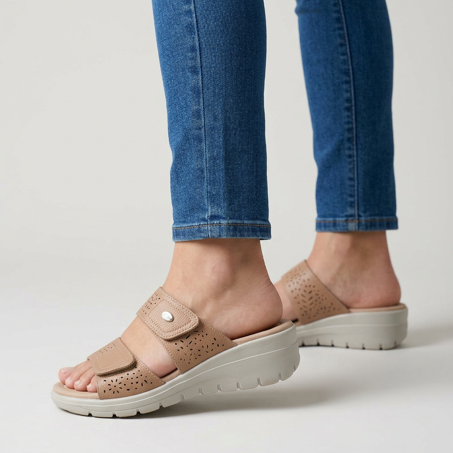 Licia - Ciabatta confortable femme