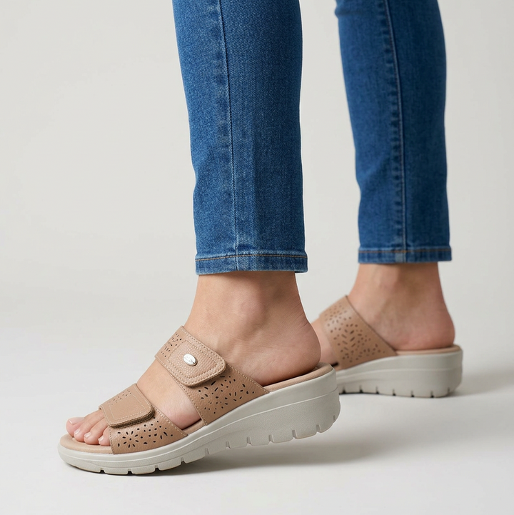 Licia - Ciabatta confortable femme