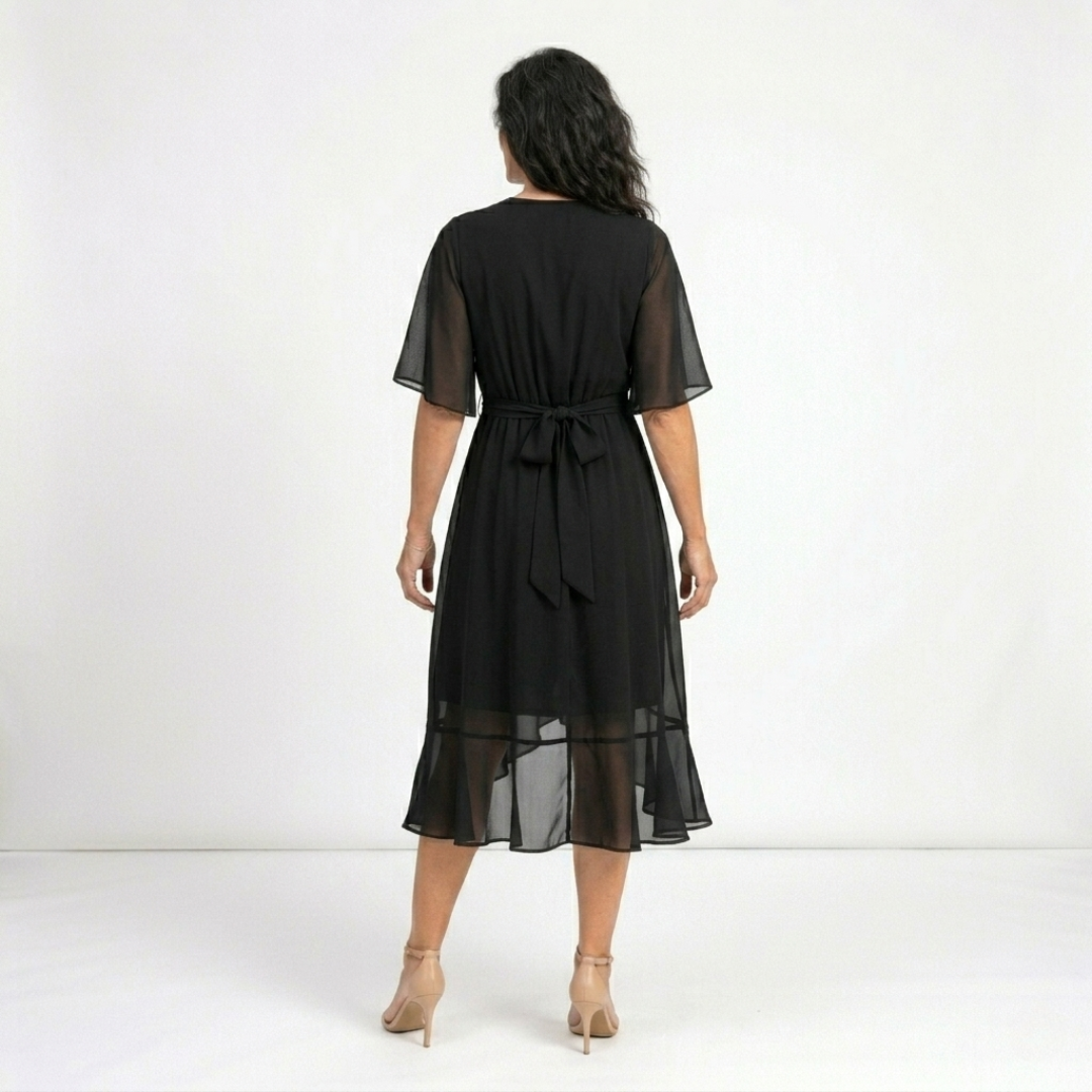 Monique - Robe midi fluide légère