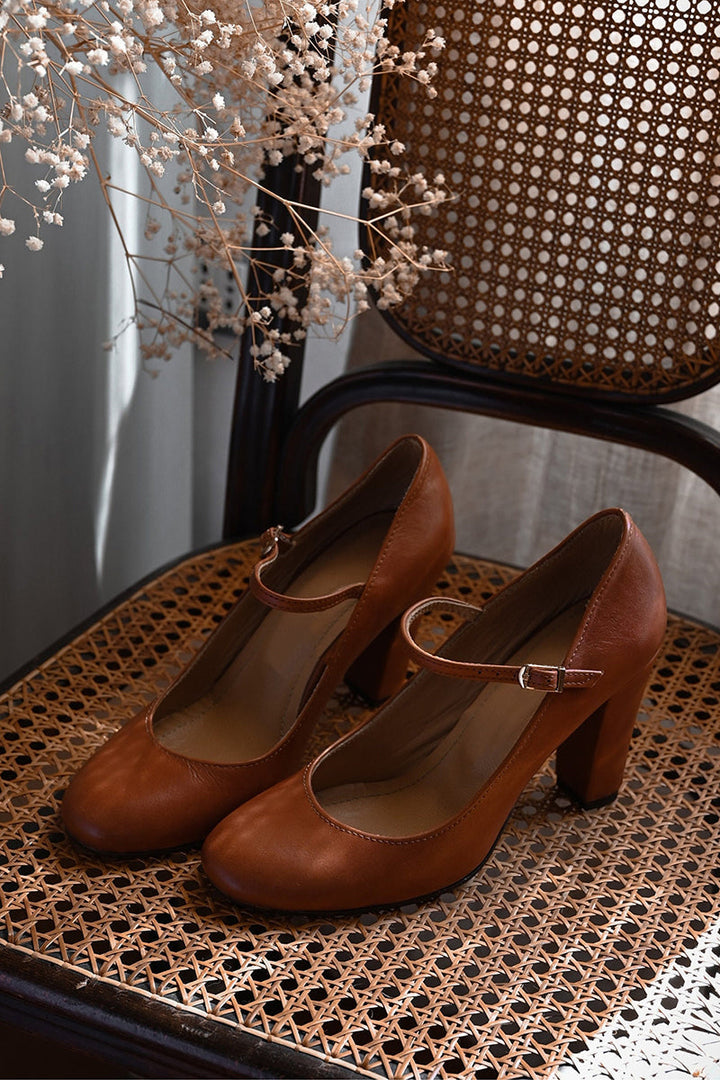 Elizabeth | Sandales à talons bas confortables pour un usage quotidien