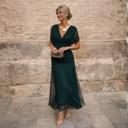 Mikaela | Robe Maxi Off-Shoulder