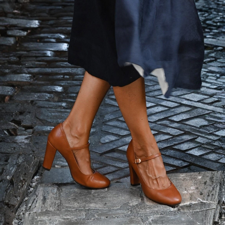 Elizabeth | Sandales à talons bas confortables pour un usage quotidien