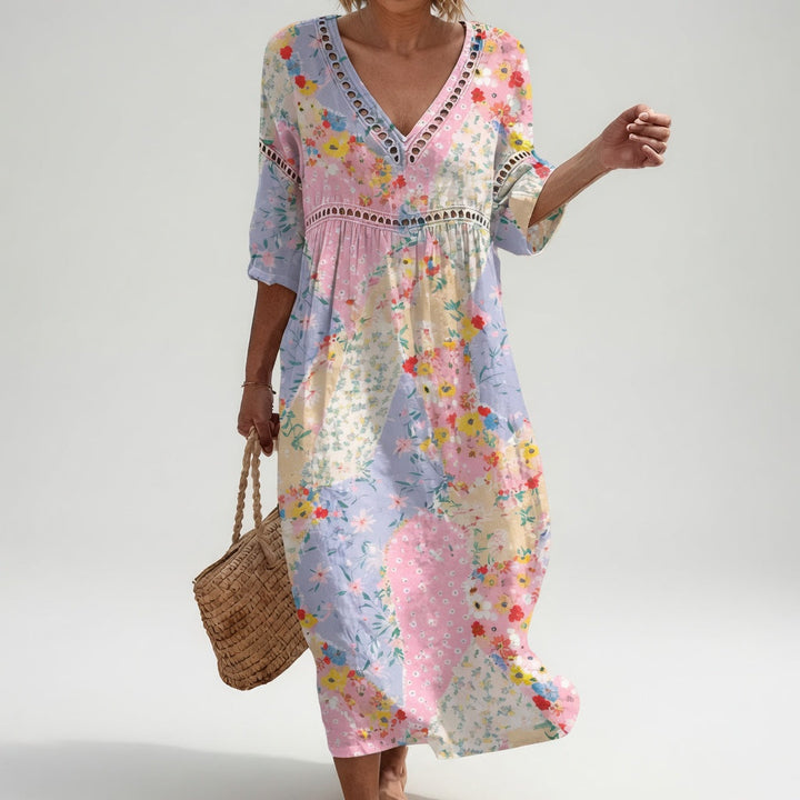 Lysiane™ — Robe estivale fluide à motifs floraux