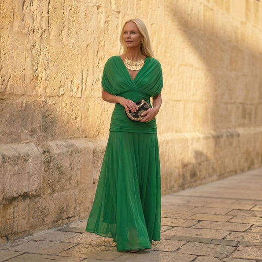 Sienna | Robe Verte Élégante