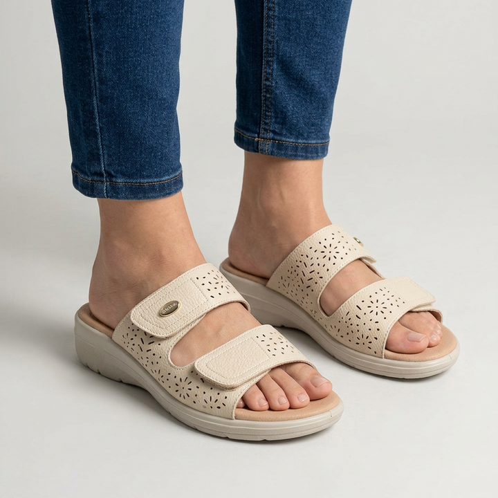 Licia - Ciabatta confortable femme