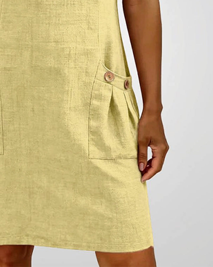 Robe | coton avec fermeture éclair