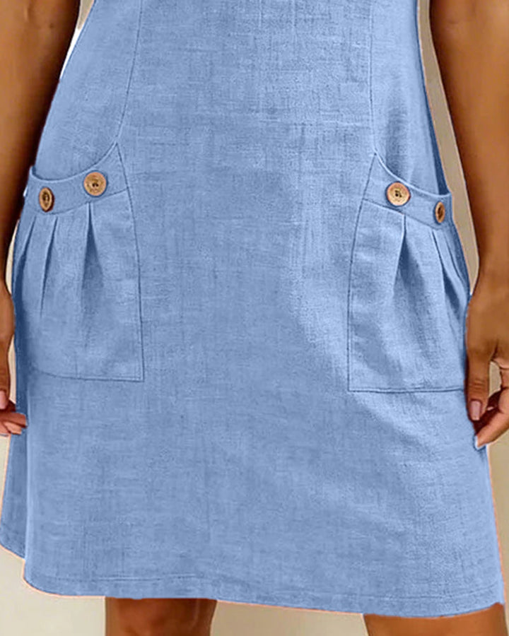 Robe | coton avec fermeture éclair