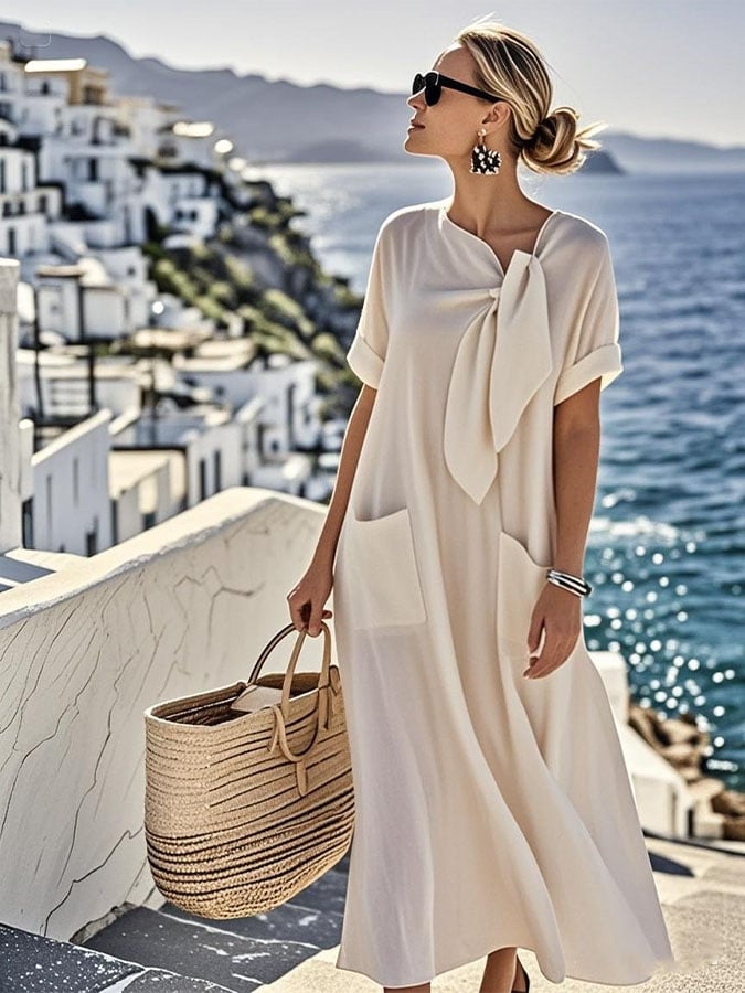 Mireille™ — Robe d'été en coton léger et fluide