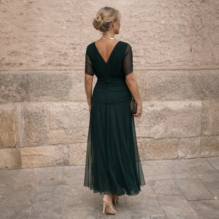Mikaela | Robe Maxi Off-Shoulder
