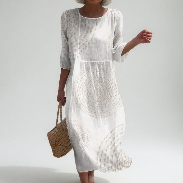 Améliane™ — Élégante robe midi avec des détails raffinés