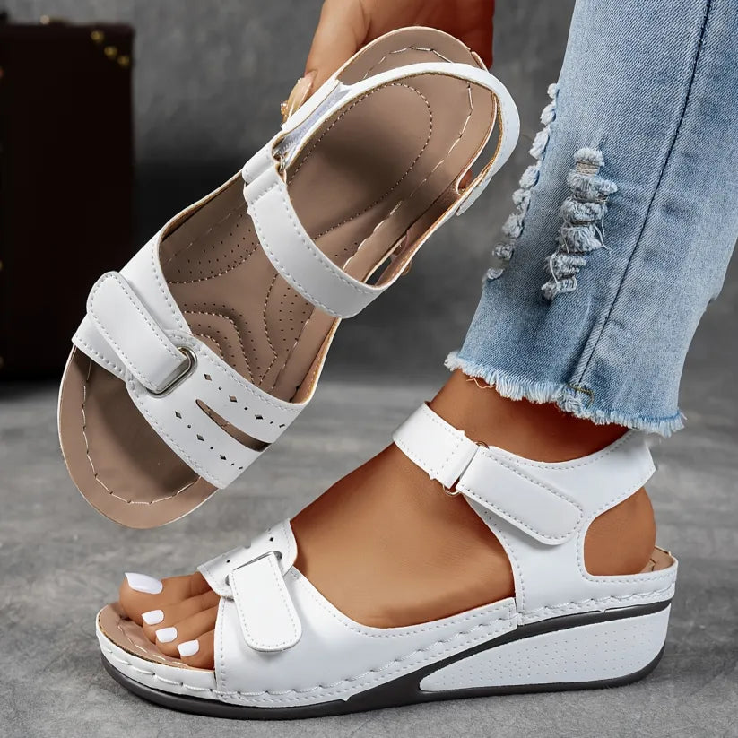 Sandales à talon compensé pour femmes
