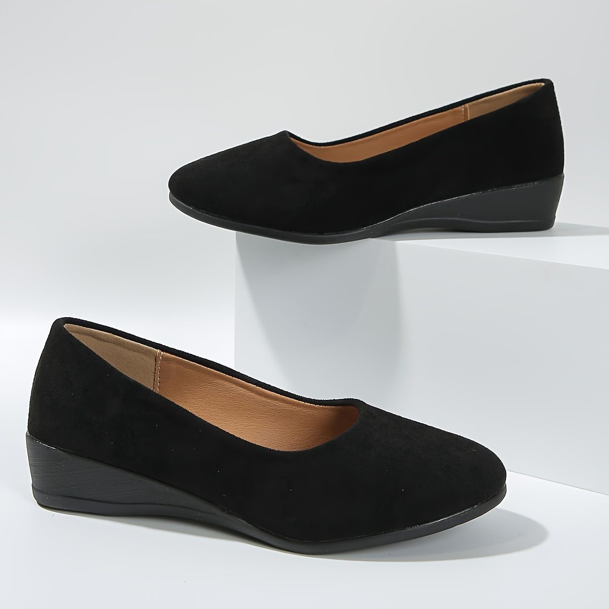 Éliane™ – Ballerines confortables à talon compensé