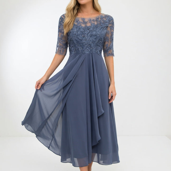 Séraphine™ — Robe midi en dentelle au style intemporel