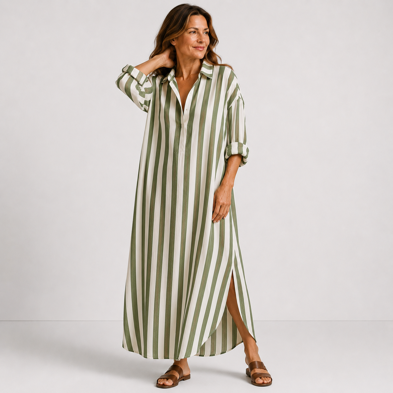 Pascale - Robe chemise longue