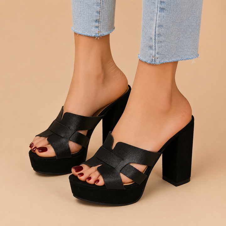 Elena™ | Talons Élégants à Plateforme Sans Effort