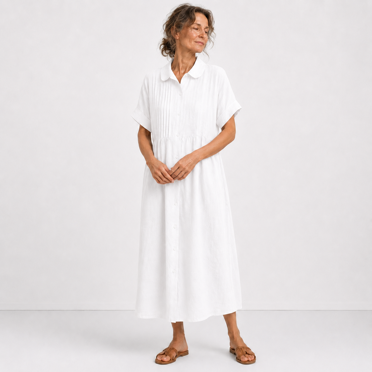 Charlotte - Robe chemise fluide estivale