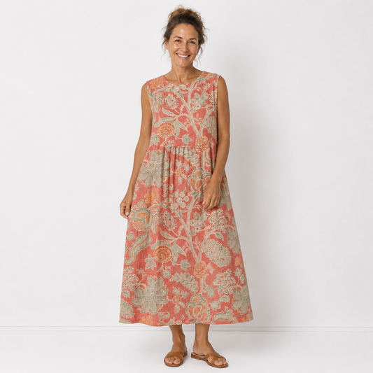 Béatrice - Robe midi florale