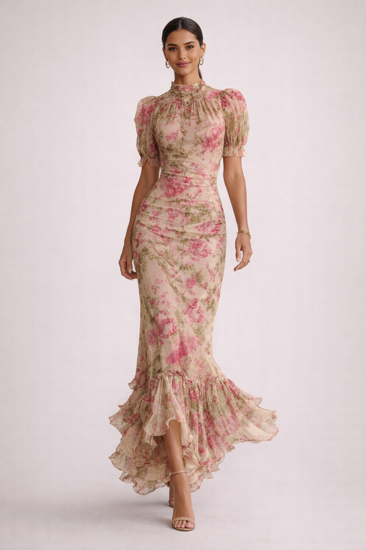 Fiora – Robe Longue Romantique