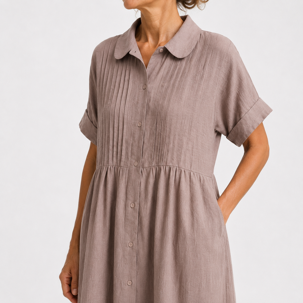 Charlotte - Robe chemise fluide estivale