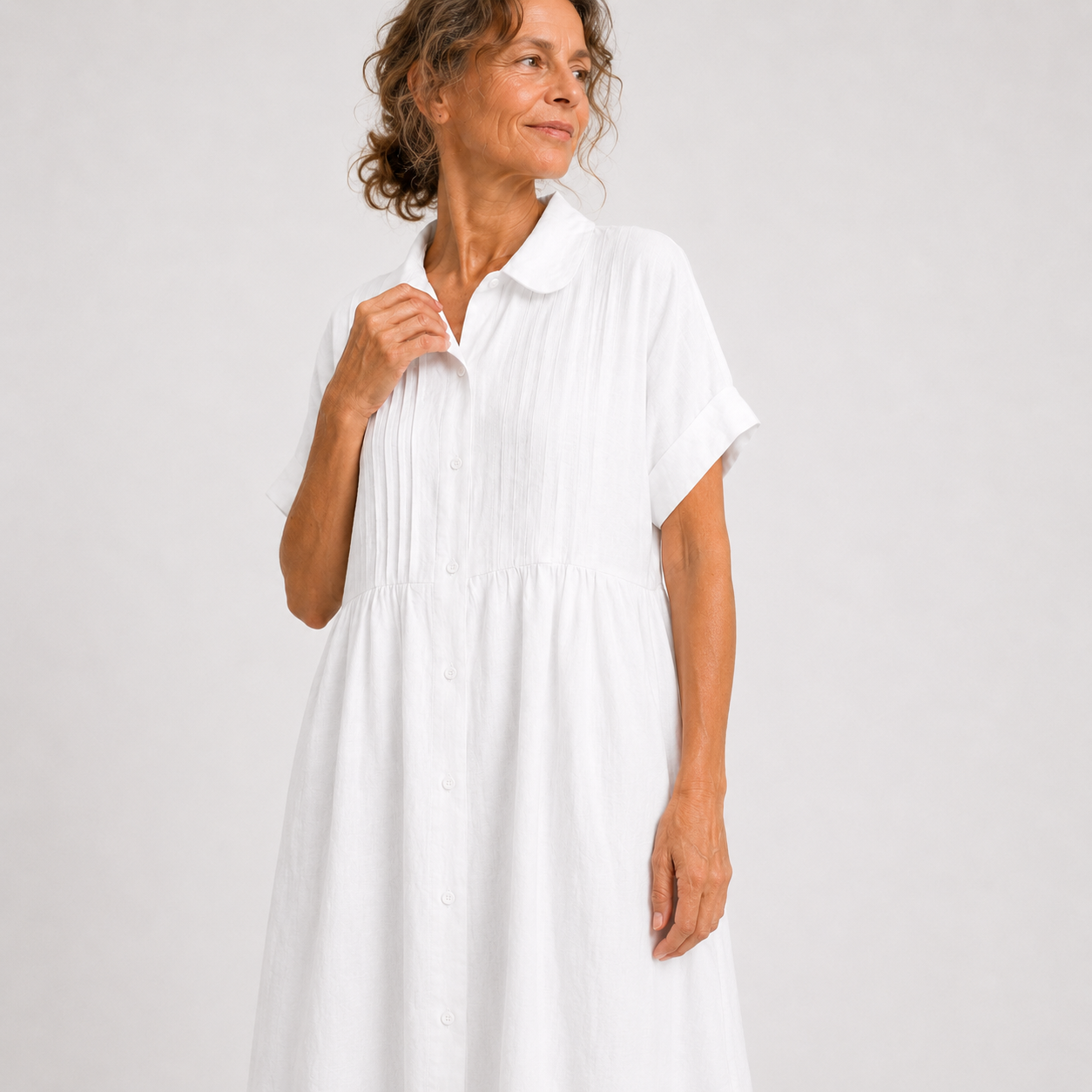 Charlotte - Robe chemise fluide estivale