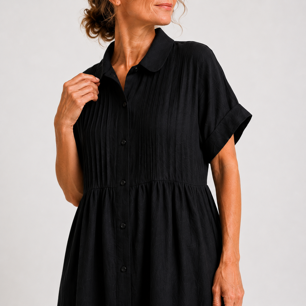 Charlotte - Robe chemise fluide estivale