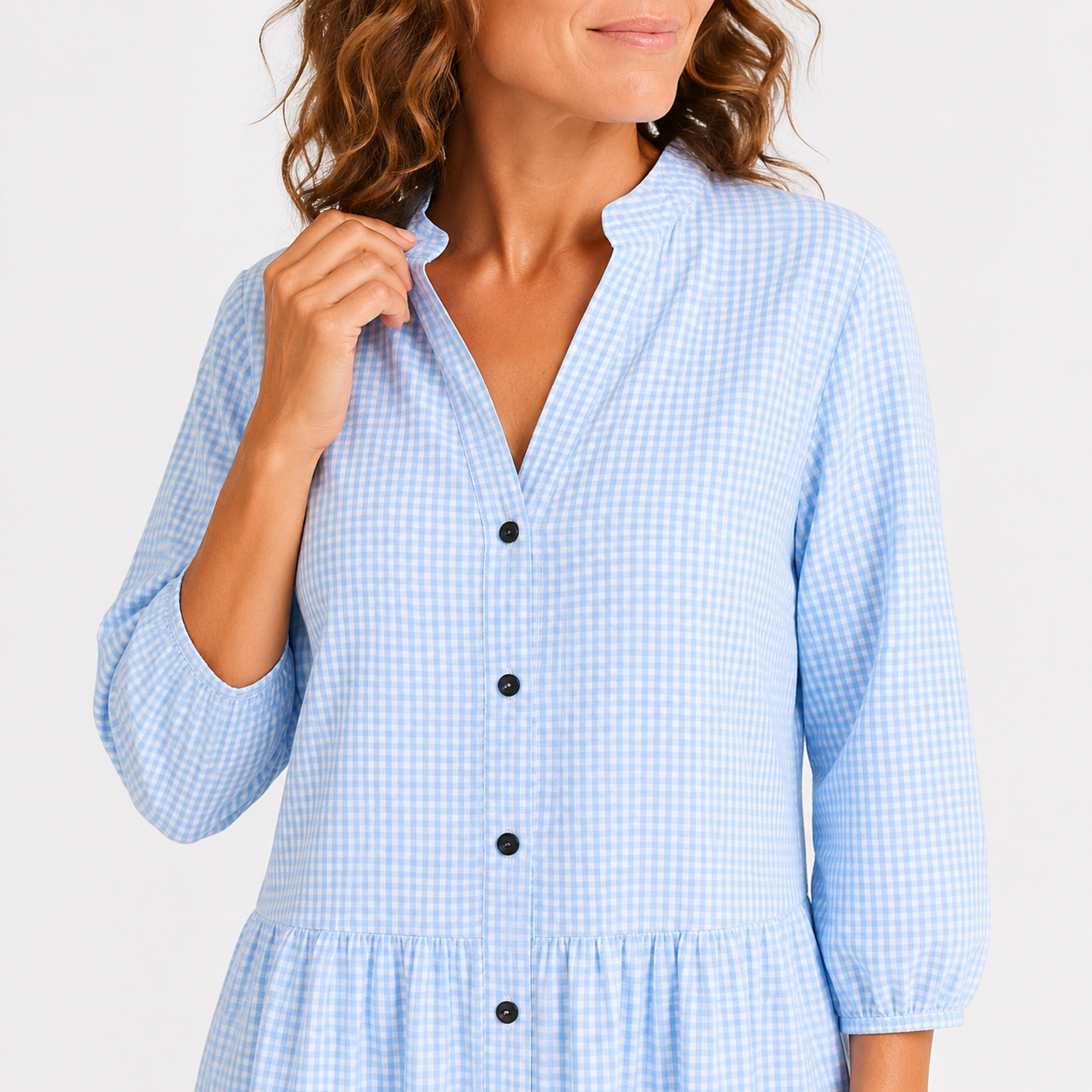 Olivia - Robe à carreaux élégante