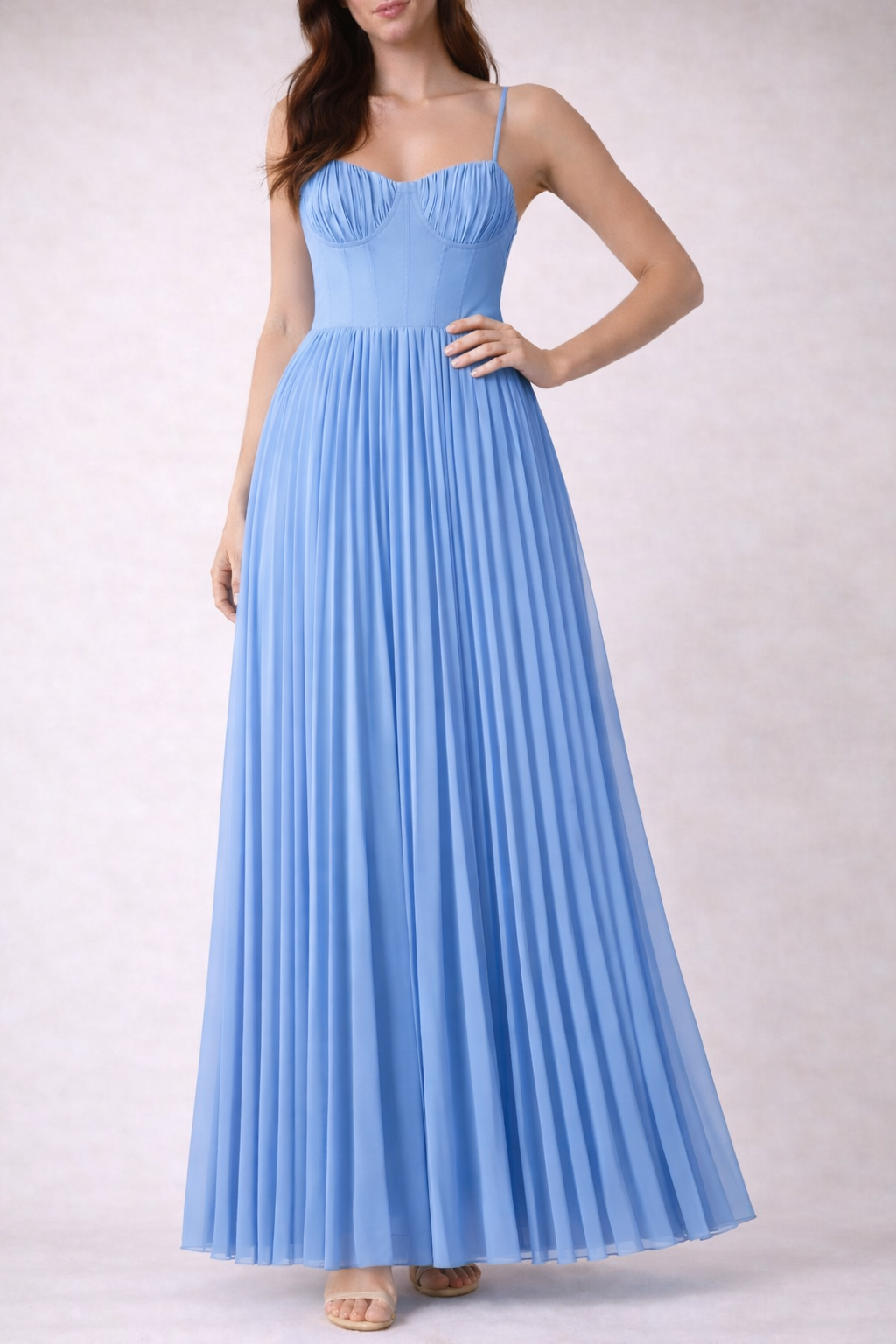 Isabella - Robe Midi Plissée