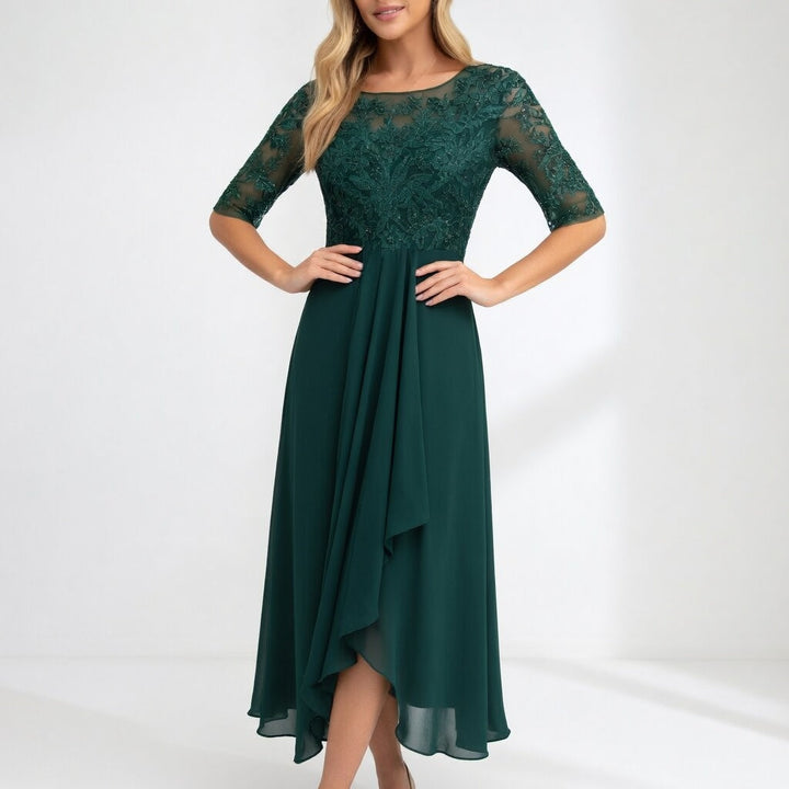 Séraphine™ — Robe midi en dentelle au style intemporel