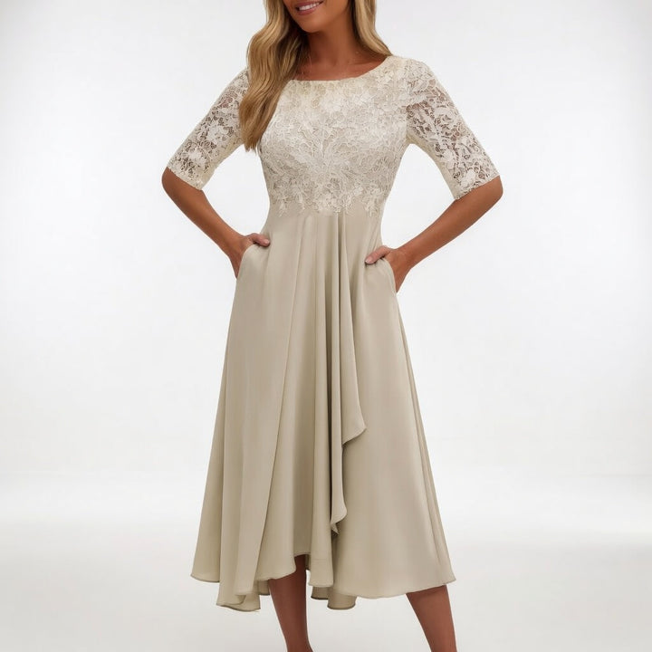 Séraphine™ — Robe midi en dentelle au style intemporel