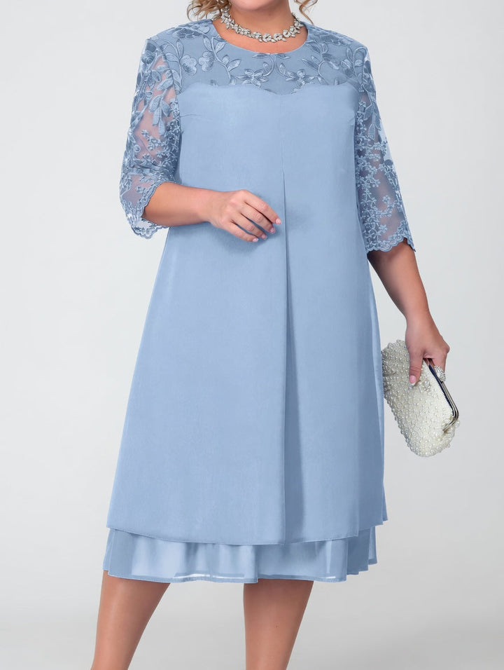 Rosévaine™ — Élégante Robe en Dentelle pour Cérémonies Raffinées