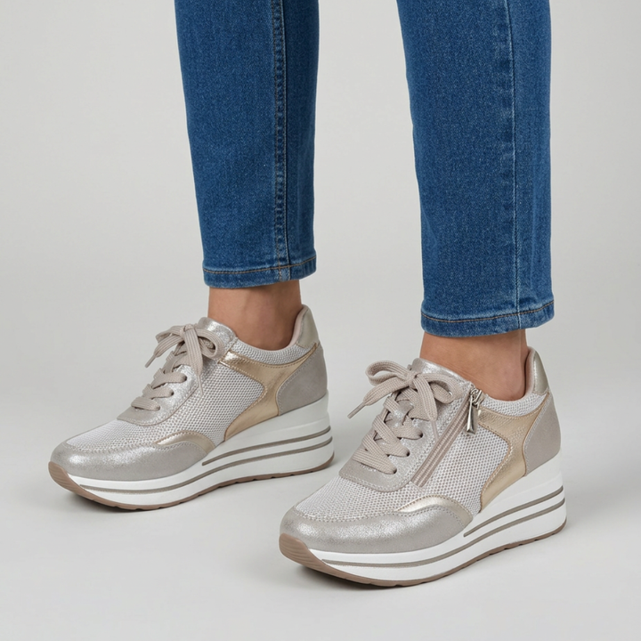 Lori - Chaussure confortable Femme avec compensée
