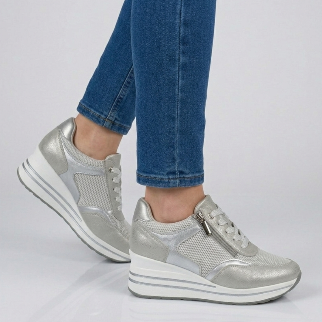 Lori - Chaussure confortable Femme avec compensée