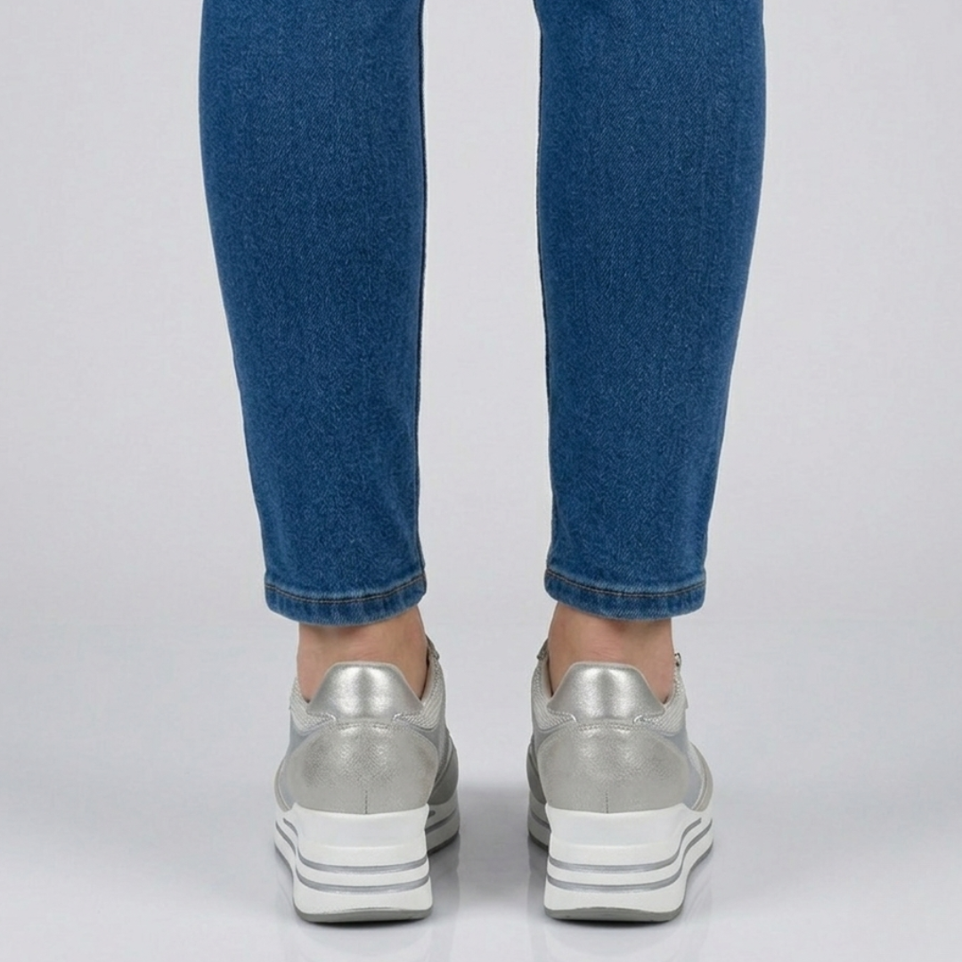 Lori - Chaussure confortable Femme avec compensée