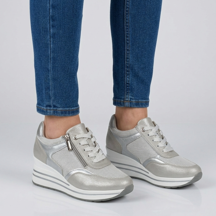Lori - Chaussure confortable Femme avec compensée