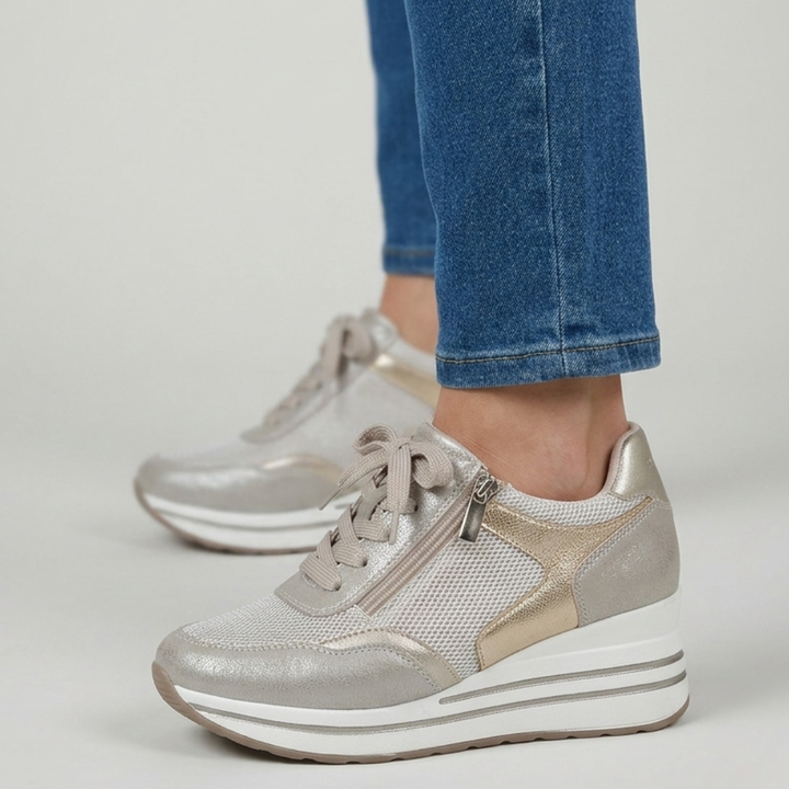 Lori - Chaussure confortable Femme avec compensée