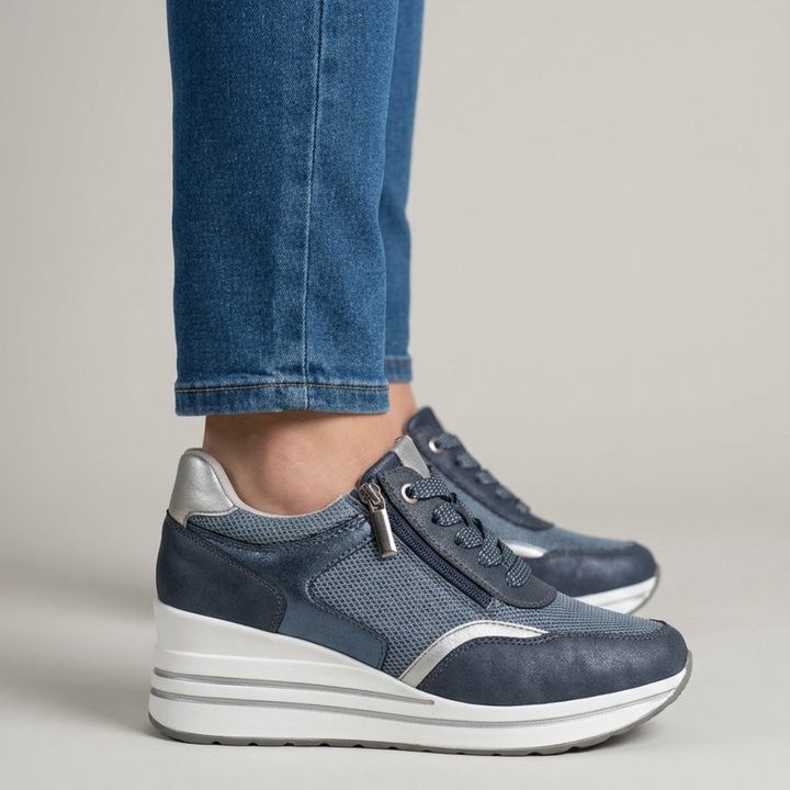 Lori - Chaussure confortable Femme avec compensée