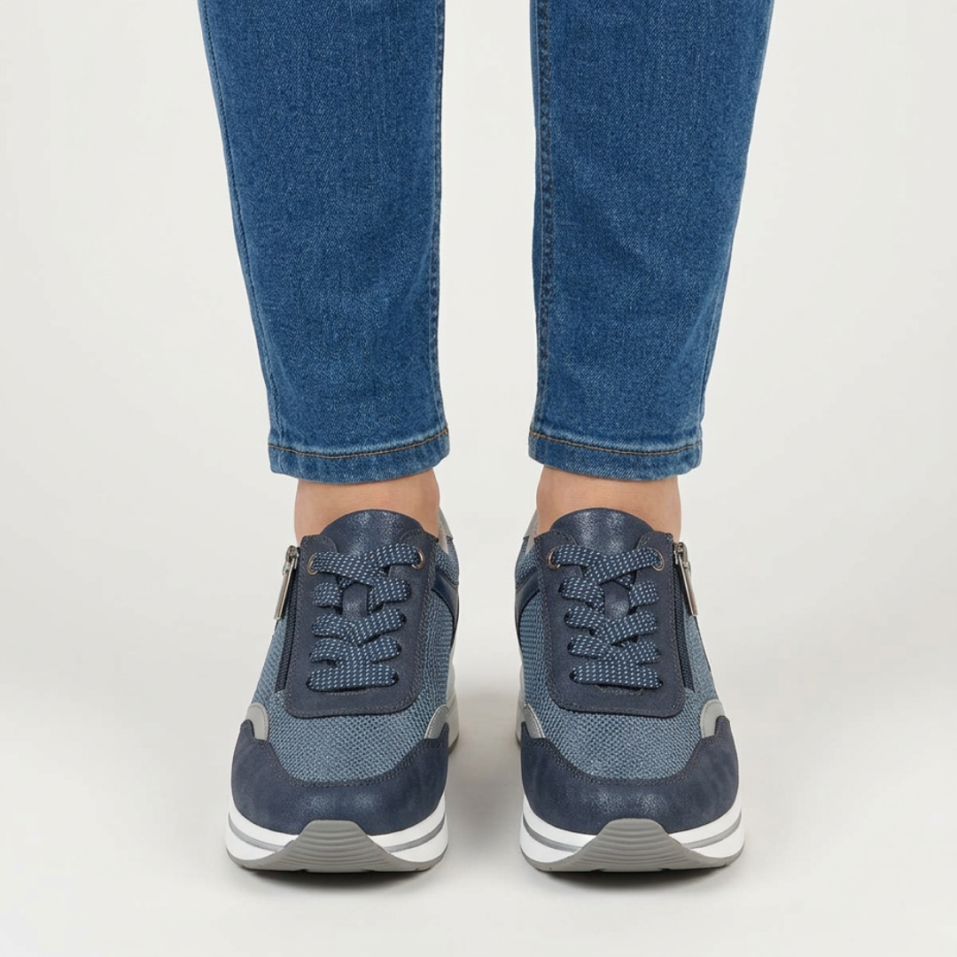 Lori - Chaussure confortable Femme avec compensée