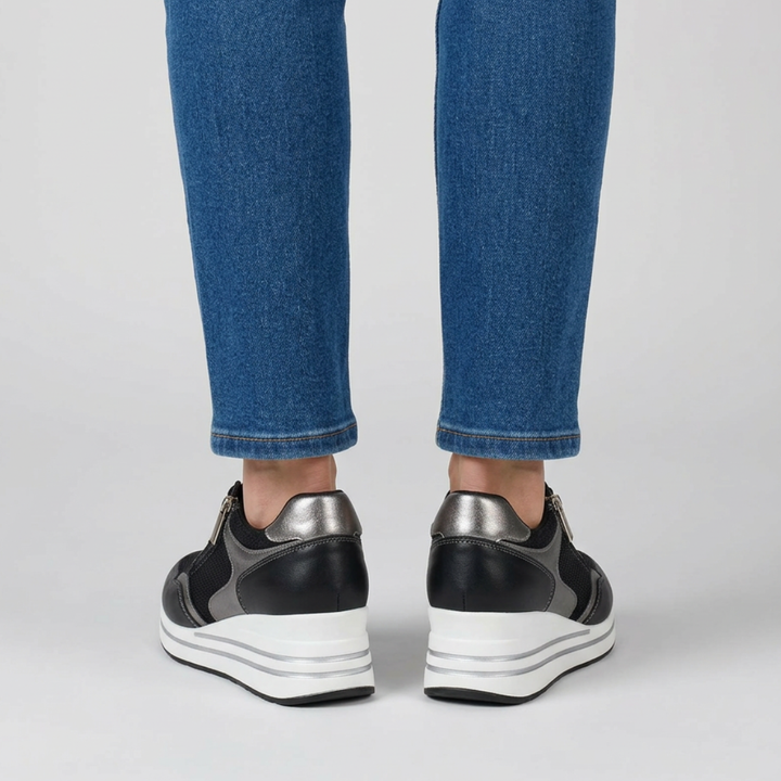 Lori - Chaussure confortable Femme avec compensée