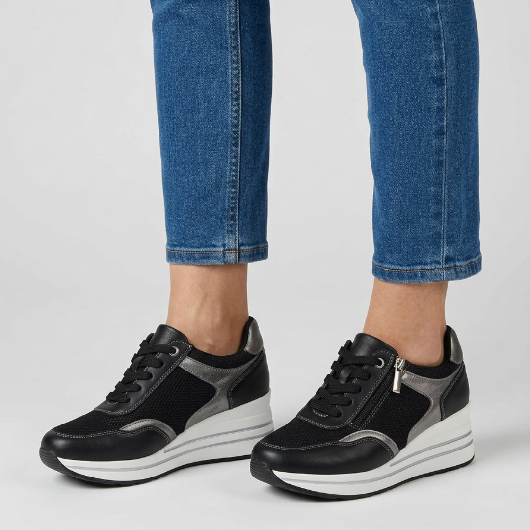 Lori - Chaussure confortable Femme avec compensée