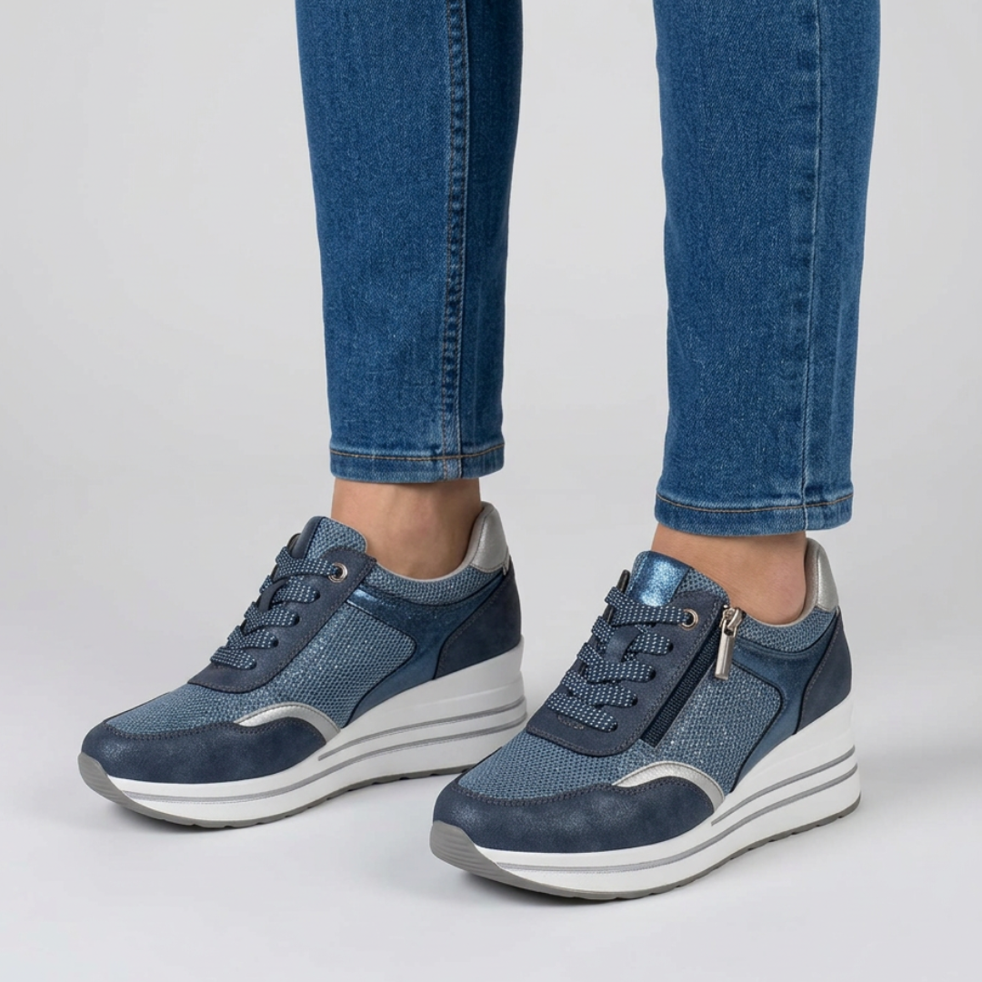 Lori - Chaussure confortable Femme avec compensée