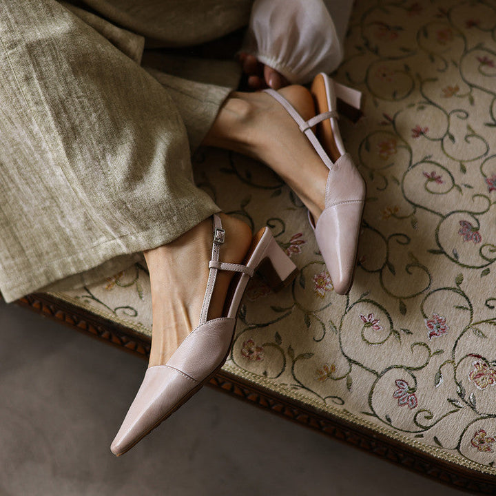 Serelle | Talons Slingback en Cuir