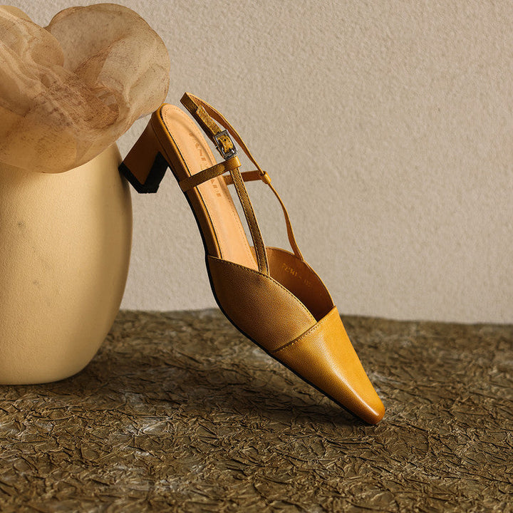 Serelle | Talons Slingback en Cuir